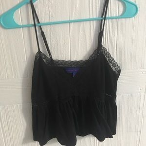 Black Lace Camisole